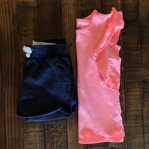 Kid’s - Oshkosh Tee and Shorts Bundle - Size 6